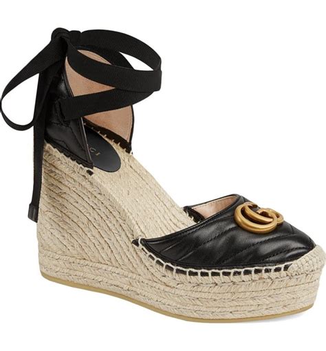 gucci espadrilles 2018|gucci espadrilles wedges.